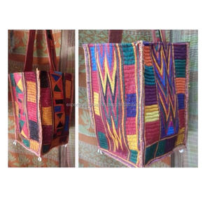 กระเป๋าสะพายไหล่ Banjara กระเป๋าช้อปปิ้งสไตล์วินเทจของผู้หญิง,กระเป๋าคลัทช์สะพายไหล่ออกแบบด้วยมือผลิตจากอินเดียขายส่งคุรุเคอร์ปาส่งออก - Product Image 5