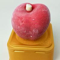 Vente en gros de mini glaces aux fruits certifiées halal, saveur de fruits sucrés, personnalisables, en forme de cerise, sucettes glacées au chocolat au lait, boîte