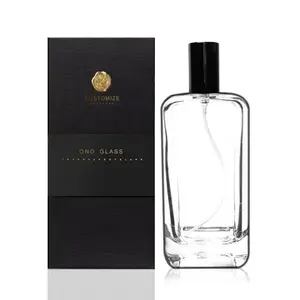 Garrafa de perfume de 25 ml, 50 ml, 100 ml, com caixa