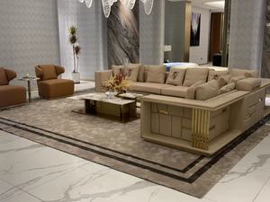 Trapuntato a forma di l divano turchia mobili di lusso classico soggiorno villa divani da tacchino per la casa di lusso in pelle di alta qualità - Product Image 6