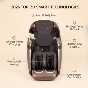 Oyeal Factory New Design 3D zero <b>Gravity</b> with AI Voice Control Shiatsu Comfortable <b>Chair</b> - Product Image 3