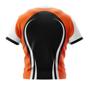 Uniforme de Rugby 100% Poliéster, Manga Corta, Color y Logotipo Personalizados, Secado Rápido, Transpirable, Ropa Deportiva, Nueva Colección en Oferta - Product Image 5