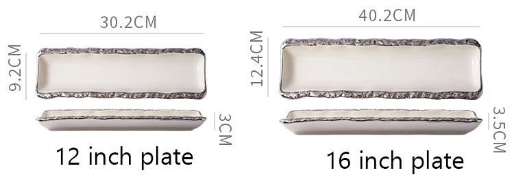 Bordure argentée blanche