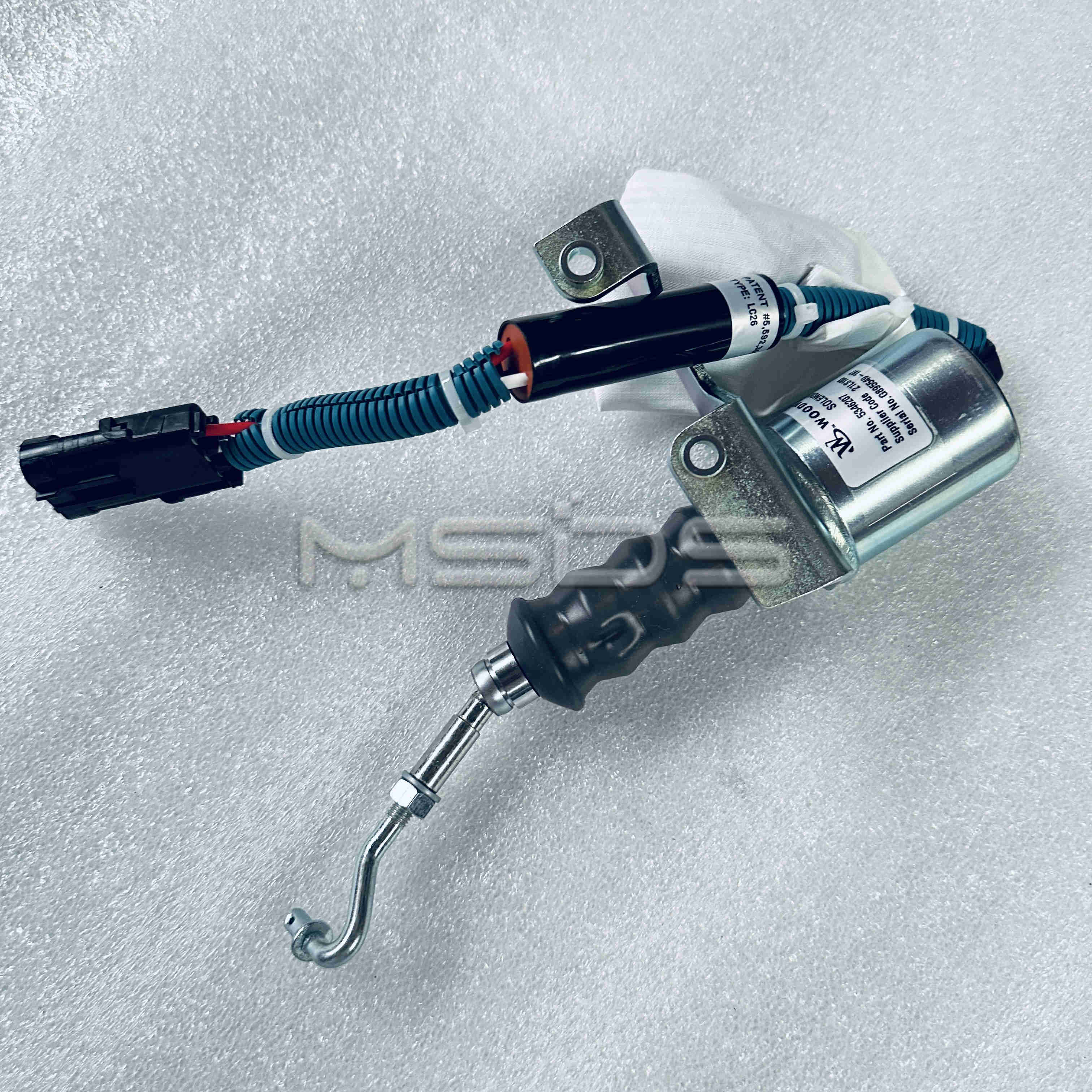 とも1212 6BT 6CT8.3 Cummins Engine Parts - 24V Fuel Shutoff Valve