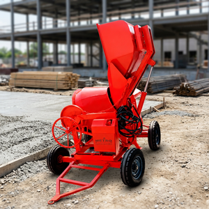 Mezcladora de Concreto Portátil para Construcción, Mezcladora de Cemento Eléctrica con Tambor, con Rendimiento Confiable y Larga Vida Útil - Product Image 3