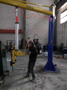 400 किलोग्राम से अधिक लोडिंग या अनलोडिंग ग्लास वैक्यूम लिफ्टिंग और लिफ्टर उपकरण निलंबित छत उपकरण फ्रेम क्रेन के साथ - Product Image 5