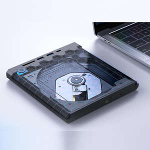 Unidad de CD/DVD RW Externa USB 3.0 Portátil con Interfaz Tipo-C para Computadora Portátil y de Escritorio - Product Image 4