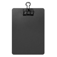 Porte-documents en métal noir or rose pour papeterie scolaire et cadeaux
