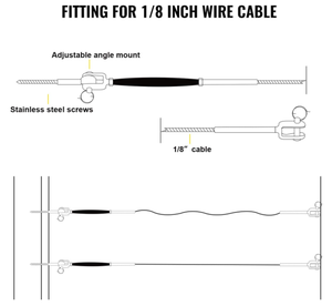 Fabriqué en Chine Tailles personnalisées Vis de gréement en acier inoxydable Corps fermé Cadre pivotant de tendeur de câble métallique pour <span class=keywords><strong>bateau</strong></span> - Product Image 5