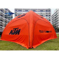 Jeu de course d'événement extérieur de système scellé par air de forme de dôme de vessie de TPU utilisant les tentes gonflables