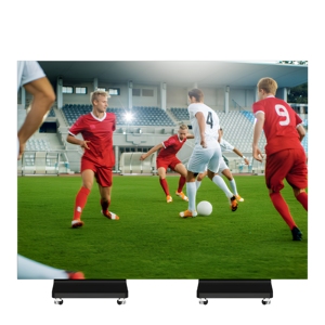 Affichage publicitaire intérieur double face, écran LED pliable à 3 volets, panneau GOB P1.25 P1.86 P2 P2.5, signalétique numérique électronique - Product Image 1