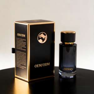 Flacons de parfum OEM noirs givrés 100ml/50ml/30ml, conteneurs en verre pour parfum, emballage de luxe avec vaporisateur à pompe - Product Image 5