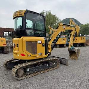 Mini-excavatrice sur chenilles Caterpillar CAT303 303CR 303ECR 3 tonnes 2022 avec moteur KYB Cummins, moteur de brise-roche Changchai, pompe à engrenages 0,3m - Product Image 1