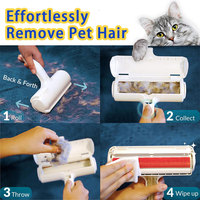 Vente en gros à bas prix adapté à toutes les surfaces épilateur de fourrure pour animaux de compagnie rouleau pour animaux de compagnie