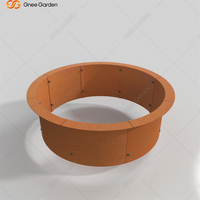 Brasero de jardin carré en acier Corten de 35,4 pouces, noir, personnalisé, autoportant, portable, pour l'extérieur, au design rustique, pour le camping et le chauffage au bois