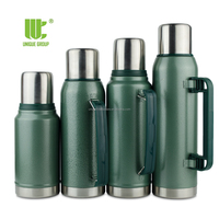 Vente en gros directe usine – Bouteille isotherme portable personnalisée en acier inoxydable à double paroi de 1,0 L pour la rentrée scolaire, idéale pour le Yerba Maté et le thé