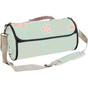 Tapis de pique-nique imperméable avec poignée en cuir, couverture de pique-nique rembourrée résistante au <span class=keywords><strong>sable</strong></span> pour le Camping en plein air, la randonnée et les voyages - Product Image 2