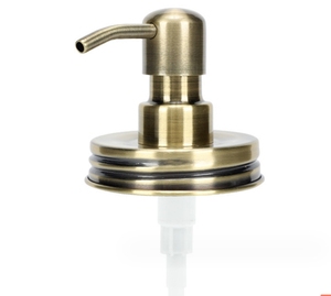 En gros Or Mason Jar Couvercle Buse Ensemble 304 pompe en acier inoxydable pour pompe à bouteille manuelle - Product Image 1