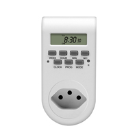 Temporizador Digital Programable Pequeño con Enchufe NFC de 10A, 20 Encendidos/Apagados, Gran Venta