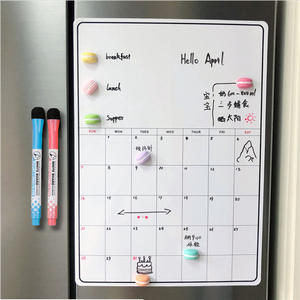 Magnetische Wekelijkse & Maandelijkse Kalender Planner Whiteboard Magneet Dagelijks Bericht Tekening Koelkast White Board - Product Image 2