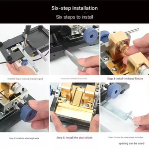 Macchina per Foratura di Perle in Legno Buddha con Motore in Cera d'Api, Diametro Massimo di Foratura 4mm, 110/220V, Facile da Usare, Marca VK - Product Image 5