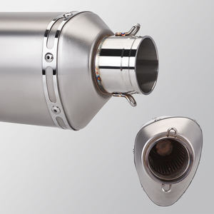 51mm universel long 570mm en fibre de carbone moto tuyau d'échappement silencieux pour cbr650 s1000r s1000rr <span class=keywords><strong>z900</strong></span> z800 AT2 wtih <span class=keywords><strong>db</strong></span> <span class=keywords><strong>killer</strong></span> - Product Image 5