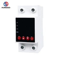 AVP 2P AC 220V 110V 40A 63A 80A réglable sur sous tension protecteur de courant électrique utilisé Protection tension et courant