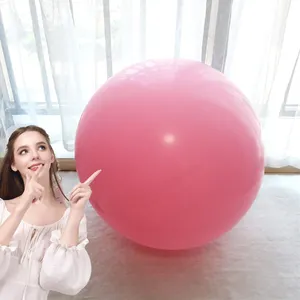 36 Zoll riesige riesige dicke mattierte Pastell Hochzeit Braut heirate mich Geburtstag Helium zum aufblasen Ballon-Partys