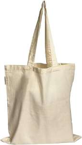 Sac fourre-tout en coton biologique de qualité supérieure, design personnalisé avec logo, réutilisable, écologique, pour les courses quotidiennes - Product Image 3