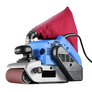 <span class=keywords><strong>Ponceuse</strong></span> à bande industrielle 4 pouces <span class=keywords><strong>pour</strong></span> le travail du bois, 2200W, vitesse variable, électrique filaire, mini-rauteuse à bois - Product Image 1