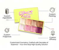 Palette de Maquillage Multifonctionnelle Hot : Illuminateur, Fard à Joues, Crème de Teint, Blush, Sourcils et Contour (OEM)