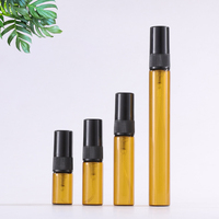 Bon marché de haute qualité 2ml 3ml 5ml 10ml petits flacons d'atomiseur de parfum échantillon bouteille en verre avec pompe de pulvérisation en plastique mini bouteille testeur