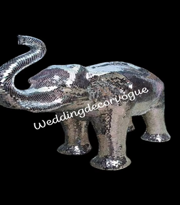 Estatua de elefante de bienvenida india, decoración de boda, estatuas de fibra para boda, estatua de elefante para boda, bienvenida - Product Image 4