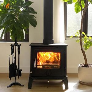 Estufa <span class=keywords><strong>de</strong></span> Leña Moderna <span class=keywords><strong>de</strong></span> Hierro Fundido <span class=keywords><strong>de</strong></span> Alta Calidad, Independiente, con Chimenea - Product Image 3