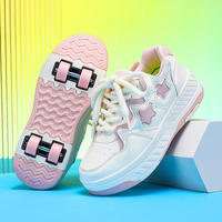Chaussures de marche pour enfants les plus vendues, patins à roulettes à double roue quatre saisons, modèle avec roues cachées, patins à glace pour adultes Source