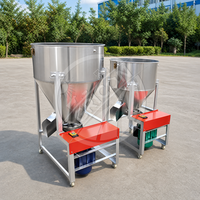 Mélangeur d'aliments électriques compact 2026 pour volailles et bétail, capacité 50-500 kg/h, moteur en cuivre pur, acier durable