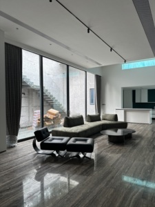 Sofá de Tres Plazas Ergonómico y Moderno de Tela, Marca JM, Origen China, para Sala de Estar Residencial, Práctico, Personalizable OEM - Product Image 6