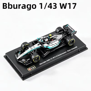 Bburago F1 Nuovo Prodotto Modellino <span class=keywords><strong>Auto</strong></span> W17 Scala 1:43 2026, Antonelli Russell con Copertura Antipolvere in Acrilico - Product Image 1