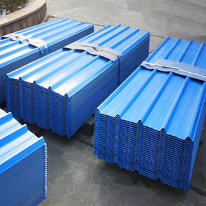 Tuiles en acier colorées à revêtement de couleur <span class=keywords><strong>toiture</strong></span> galvanisée tôle de tuile en <span class=keywords><strong>zinc</strong></span> en acier ondulé de calibre 28 - Product Image 3