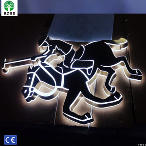 Manufacturer Customized Resin Curved Jelly Shaped <strong>3D</strong> Front <strong>Illuminated</strong> Acrylic Neon Lights LED Multi-color <strong>Decoration</strong> - Product Image 4