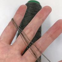 Cheap Ring Spun 100% Polyester Spun Yarn for Knitting Weaving Socks 21/1 Top Dyed Hilados De Poliester