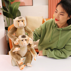 Figura de Peluche de <span class=keywords><strong>Mono</strong></span> y <span class=keywords><strong>Babuino</strong></span> de Bosque Simulado para Zoológico, Muñeco Infantil, Regalo Reconfortante - Product Image 6