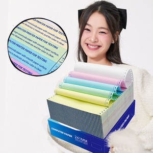 Papier d'ordinateur sans carbone à 3 couches, impression Super claire de qualité supérieure, feuille de papier d'impression NCR - Product Image 1