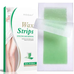 OEM Non Woven Depilatory Wax Paper Strips Hair Removal Colorful Patch Honey Body Hair Remover Wax Strips
