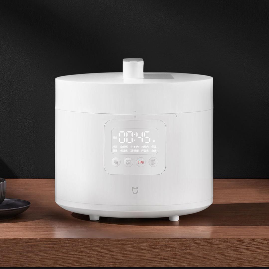 Умная электрическая скороварка Xiaomi Mijia, 5 л, мгновенное управление с одним касанием, скороварка, рисоварка/Пароварка/мультиварка, 70 кПа