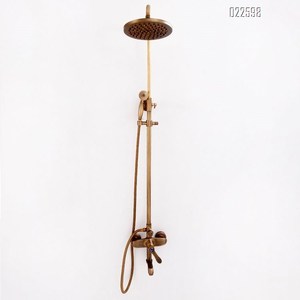 Ensemble <span class=keywords><strong>de</strong></span> robinets <span class=keywords><strong>de</strong></span> <span class=keywords><strong>douche</strong></span> en <span class=keywords><strong>Bronze</strong></span>, 12 pièces, <span class=keywords><strong>colonne</strong></span> <span class=keywords><strong>de</strong></span> <span class=keywords><strong>douche</strong></span> <span class=keywords><strong>de</strong></span> pluie ronde, montage au mur - Product Image 3