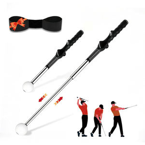 ชุดฝึกซ้อมวงสวิงกอล์ฟแบบยืดหดได้ OEM Manufacturing Golf Telescopic Warm-up Swing Trainer Set อุปกรณ์แก้ไขวงสวิงกอล์ฟแบบรัดแขนพร้อมที่จับแบบยืดหดได้ - Product Image 1