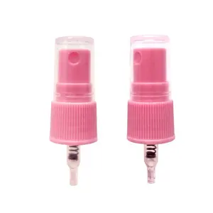 塑料粉红色细雾喷雾器20/410，带透明盖