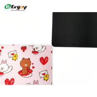 Tapis de souris de jeu XXL personnalisé anti-rayures mignon tissu rose et blanc avec sublimation douce tapis de souris imperméable tapis prêt stock