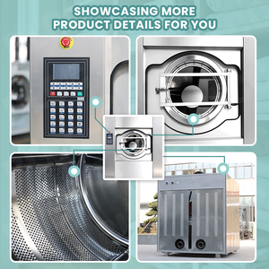 Equipo <span class=keywords><strong>de</strong></span> Lavado Completo BLCC <span class=keywords><strong>de</strong></span> 50 kg, Lavadora y Secadora Comercial Especial para Lavandería y Tintorería - Product Image 5